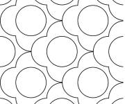 Coloriage Marguerittes Mosaique