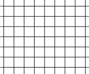 Coloriage et dessins gratuit Mosaique carr&eacute;s simple &agrave; compl&eacute;ter à imprimer