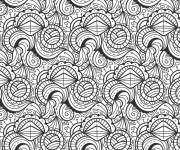 Coloriage Mosaique de zen dessin&eacute;e