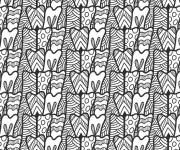 Coloriage Mosaique en Bordure GS