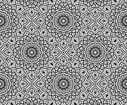 Coloriage Mosaique zentangle