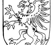 Coloriage Armoirie facile