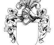 Coloriage Armoirie imprimable
