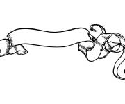 Coloriage Banner du moyen age