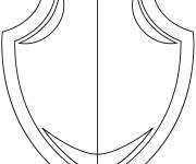 Coloriage Bouclier en ligne