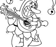 Coloriage Bouffon du roi
