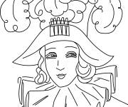 Coloriage Calotte haute ou couronne