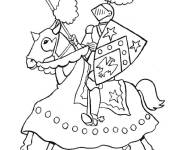 Coloriage Chevalier noble en ligne