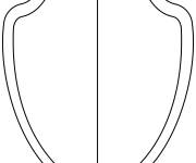 Coloriage &Eacute;moji bouclier