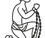Coloriage L'esclavage en moyen age