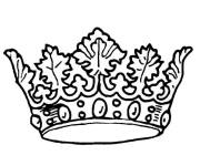 Coloriage La couronne du roi