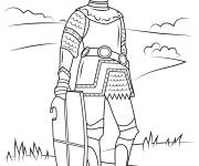 Coloriage Le Roi Arthur de moyen age