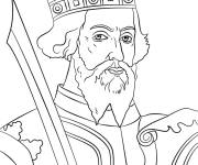 Coloriage Le roi Guillaume le Conqu&eacute;rant