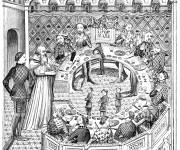 Coloriage Les Chevaliers de la Table Ronde