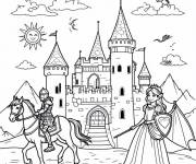 Coloriage Moyen &Acirc;ge pour la maternelle