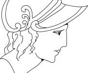 Coloriage P&egrave;lerin gaulois de moyen age