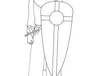 Coloriage et dessins gratuit Soldat Norman à imprimer