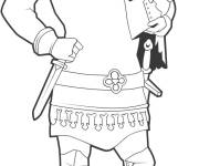 Coloriage Un Chevalier anglais