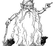 Coloriage Un nain