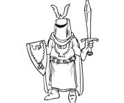Coloriage Un petit chevalier