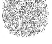 Coloriage Carnaval de Rio de musique