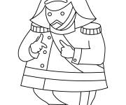 Coloriage Conducteur d'orchestre