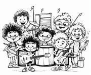 Coloriage Conservatoire de musique