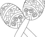 Coloriage et dessins gratuit Instrument de musique adorable à imprimer
