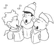 Coloriage Les chansons de noel