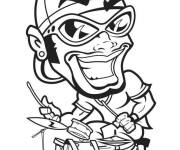 Coloriage Musique Hip Hop