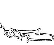 Coloriage Performance musicale en maternelle