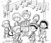 Coloriage Symphonie classique pour ce1