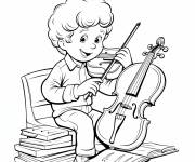 Coloriage Th&egrave;me de la musique classique
