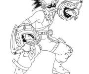 Coloriage Bakugo de My hero academia