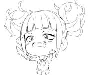Coloriage et dessins gratuit Chibi Toge Himiko à imprimer