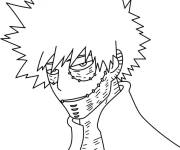 Coloriage Dabi de My hero academia