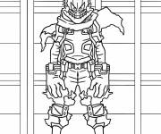 Coloriage Dark Deku de My Hero Academia