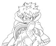 Coloriage Deku Air Force