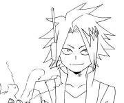 Coloriage Denki Kaminari My Hero Academia