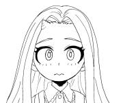 Coloriage Eri de manga my hero academia