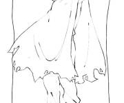 Coloriage et dessins gratuit Fumikage Tokoyami simple My hero academia à imprimer