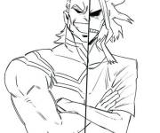 Coloriage Fusion de personnage My hero academia