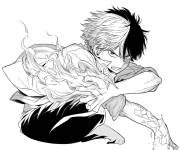 Coloriage Guy manga My hero academia