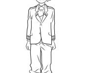 Coloriage Izuku Midoriya de My hero academia
