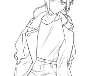 Coloriage Jirou kyouka du film My hero academia
