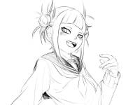 Coloriage Jolie Himiko Toge de My hero academia