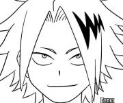 Coloriage Kaminari de My Hero Academia a4