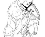 Coloriage Le chef du gang Yakuza de My hero academia