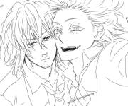 Coloriage Le selfie de My hero academia