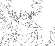 Coloriage Le tout puissant de My hero academia
